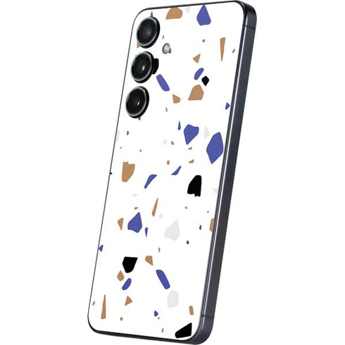 White Terrazzo Galaxy S25 Skin